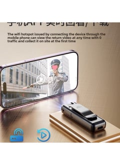 Generic Law Enforcement Recorder Recording Pen With Video All-in-one High-definition Sports Camera Camera Shooting Monitoring Edge Billion-Body Color:*flagship Version  + 32g Card - Black  - Image 5