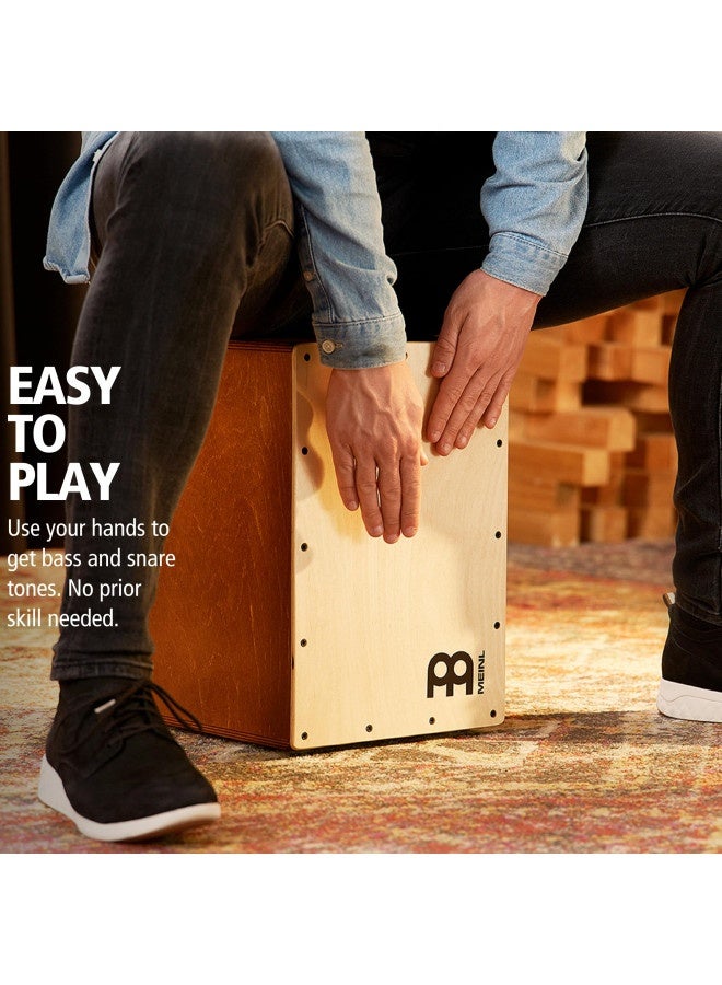 Meinl Percussion Meinl Percussion Jam Cajon Box Drum With Snare And Bass Tone For Acoustic Music — Made In Europe — Baltic Birch Wood, Play With Your Hands, 2-Year Warranty (Jc50Lbnt) - Image 3