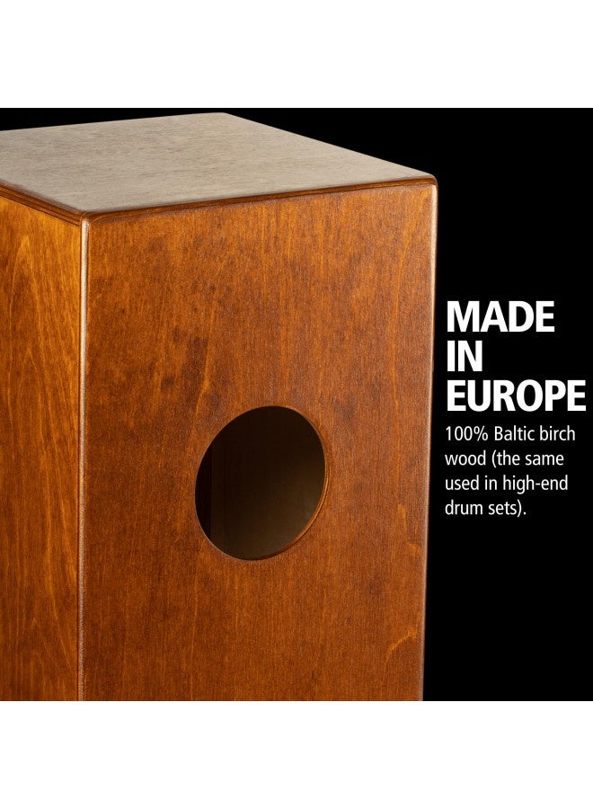 Meinl Percussion Meinl Percussion Jam Cajon Box Drum With Snare And Bass Tone For Acoustic Music — Made In Europe — Baltic Birch Wood, Play With Your Hands, 2-Year Warranty (Jc50Lbnt) - Image 4