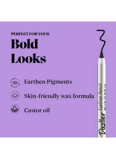 DAZLLER College Makeup Essentials - All Nighter Trio|Kajal|Mascara|Eyeliner|Water-Resistant|Smudge-Proof|Starter Makeup Kit For Women|5.95G  - Image 5