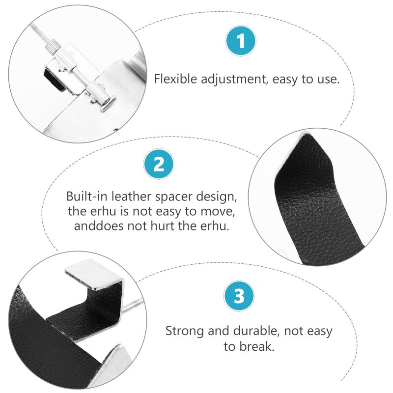 2pcs Convenient Erhu Bracket Portable Erhu Bracket Erhu Waist Bracket Holder - Image 5