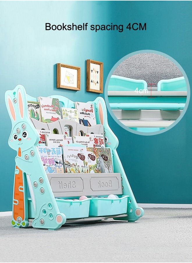 XIANGYU Children's Bookshelf Simple Home Landing Baby Toy Storage Rack  - Image 3