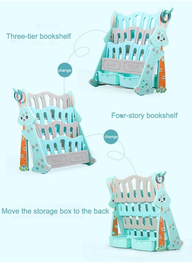XIANGYU Children's Bookshelf Simple Home Landing Baby Toy Storage Rack  - Image 2