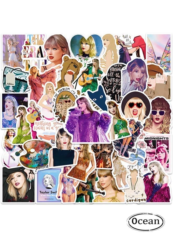 Ocean 50pcs Taylor Swift's New Album Taylor Swift Graffiti Sticker Waterproof Decoration Decal - Image 1