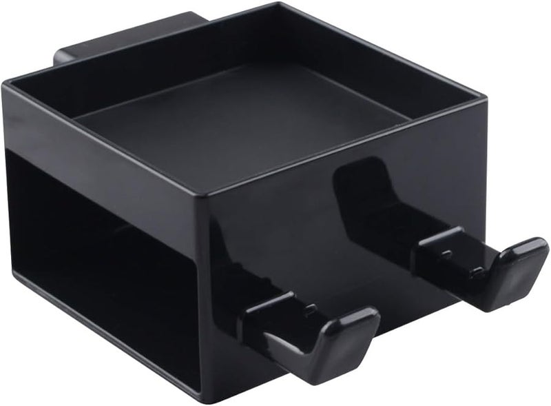 حامل موس الحلاقة اللاصق MOROBOR أسود قابل للإزالة قابل لإعادة الاستخدام مقاوم للماء خطاف الحمام - Image 1