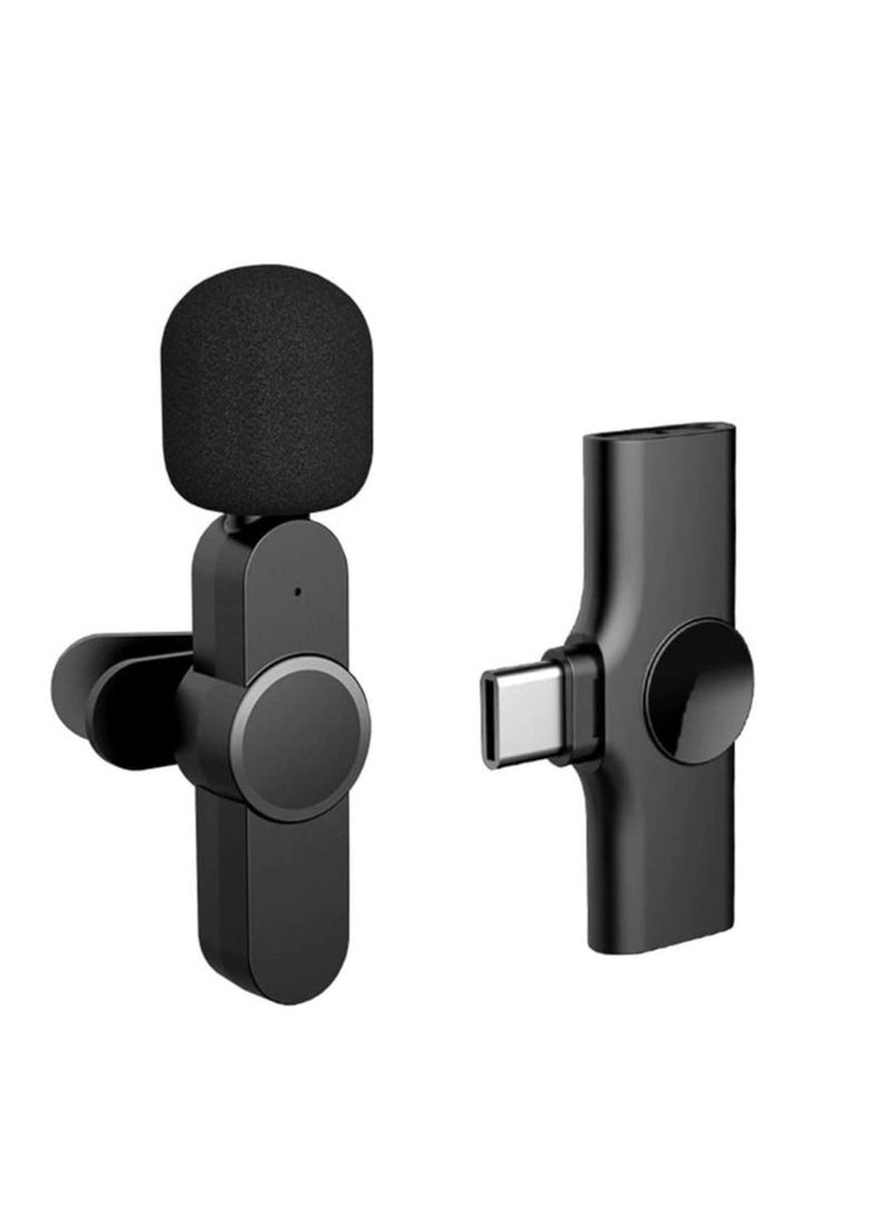 New Wireless Type C Lavalier Microphone for All Type C Android Mobiles Plug and Play Mic for YouTube Facebook Live Stream - Image 1