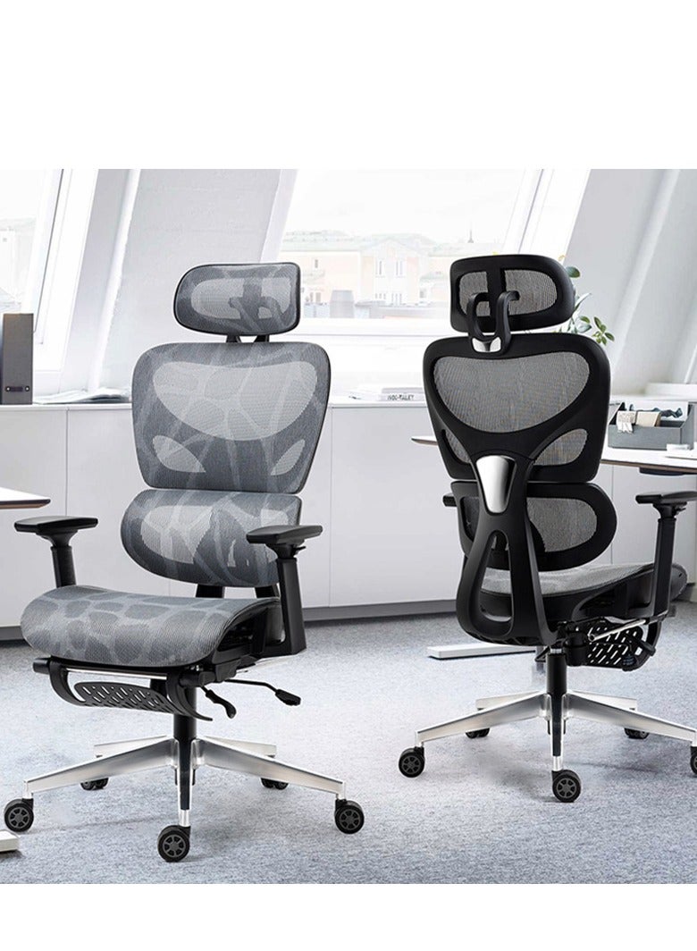 كرسي مكتب التنفيذي مريح ، مكتب الرئاسة ، كرسي الكمبيوتر المنزلي مكتب الرئاسة حزام قابل للسحب مسند رأس قابل للتعديل مسند ذراع كرسي مكتب الحديثة - Image 1