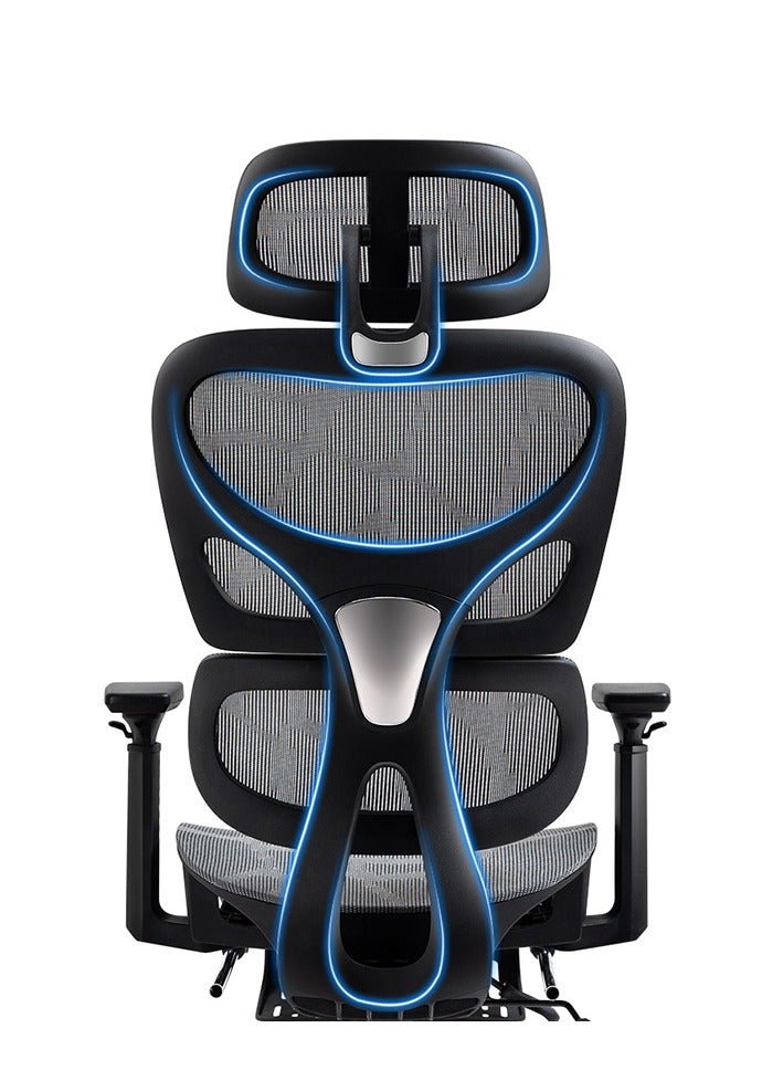 كرسي مكتب التنفيذي مريح ، مكتب الرئاسة ، كرسي الكمبيوتر المنزلي مكتب الرئاسة حزام قابل للسحب مسند رأس قابل للتعديل مسند ذراع كرسي مكتب الحديثة - Image 2