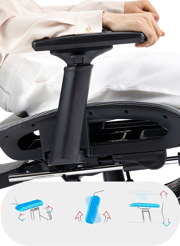 كرسي مكتب التنفيذي مريح ، مكتب الرئاسة ، كرسي الكمبيوتر المنزلي مكتب الرئاسة حزام قابل للسحب مسند رأس قابل للتعديل مسند ذراع كرسي مكتب الحديثة - Image 5