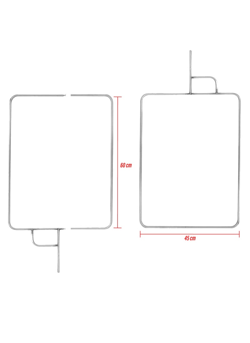 Coopic - 4-in-1 Photography Reflector Flag Panel Cover Cloth with Metal Frame Flag for Photo Video Studio Lighting, Gold/Black/Silver/White - Image 1
