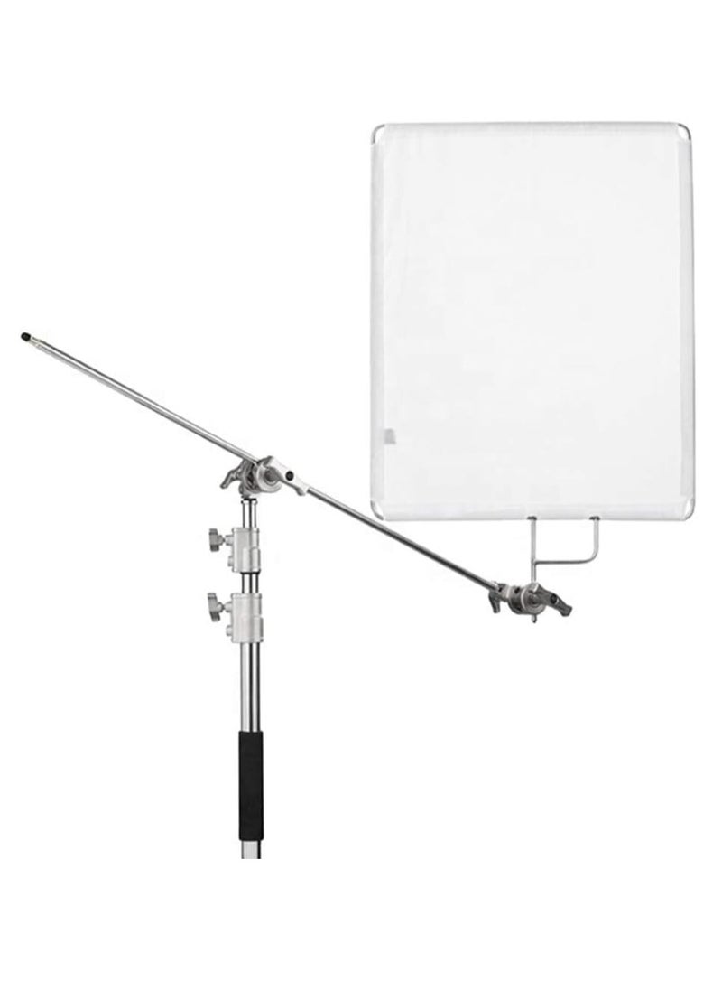 Coopic - 4-in-1 Photography Reflector Flag Panel Cover Cloth with Metal Frame Flag for Photo Video Studio Lighting, Gold/Black/Silver/White - Image 1