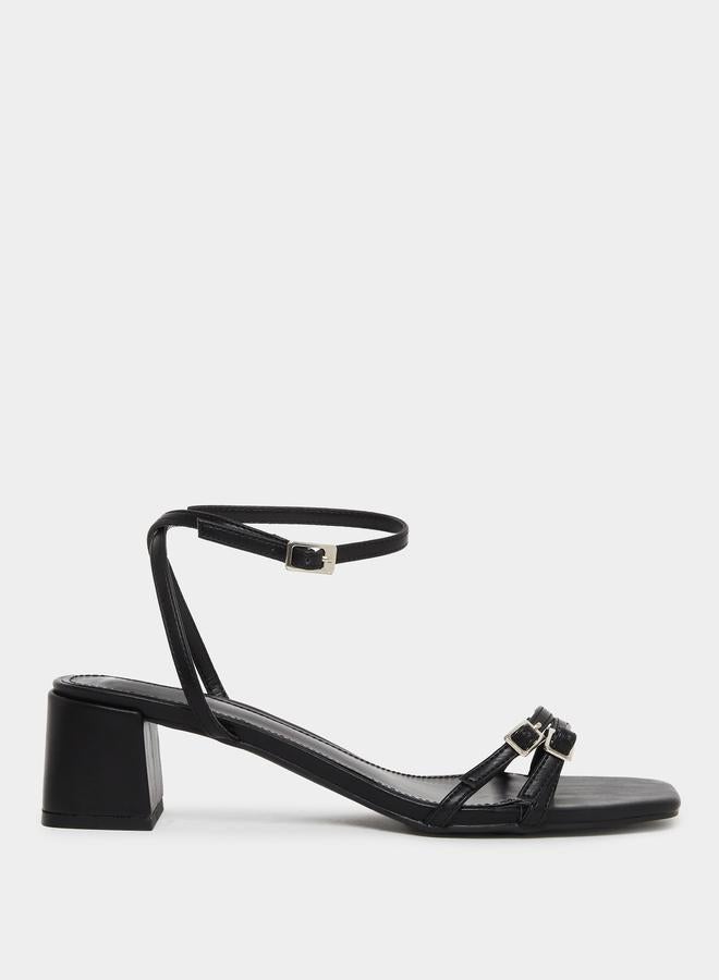 RAID Zinia Block Heel Sandals with Ankle Strap - Image 1