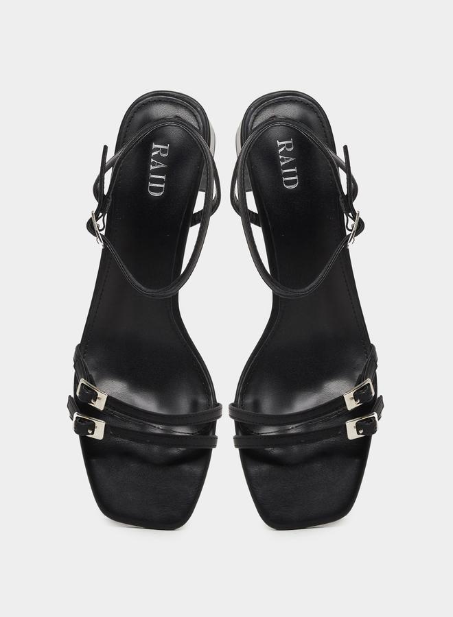 RAID Zinia Block Heel Sandals with Ankle Strap - Image 5
