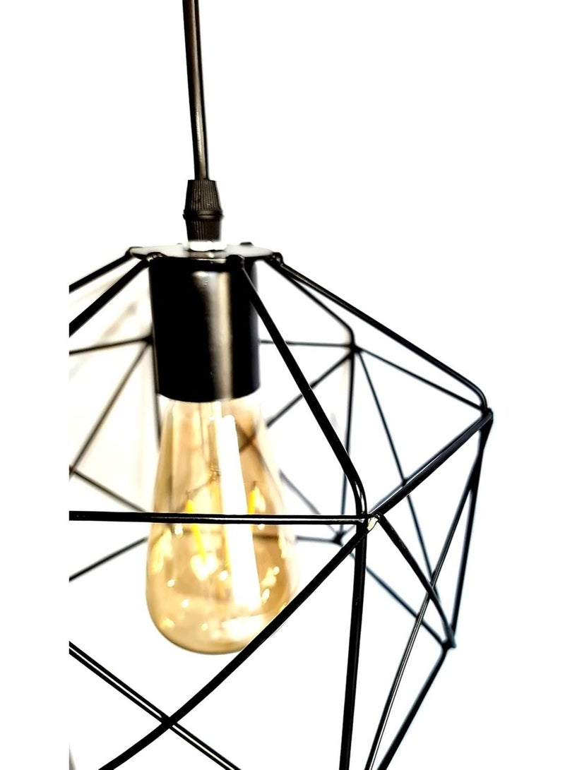 زوبا دلاية مودرن أنيقة بتصميم هندسي معدني  – لمسة فخامة عصرية لغرفة النوم والمعيشة - كود 4048 - Image 5