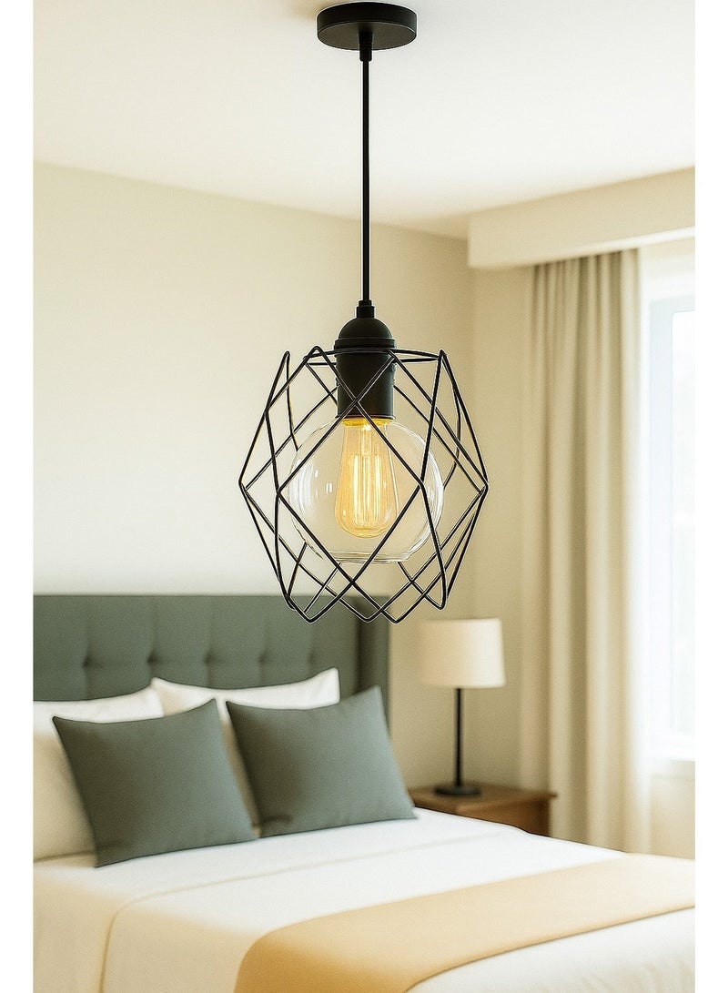 زوبا دلاية مودرن أنيقة بتصميم هندسي معدني  – لمسة فخامة عصرية لغرفة النوم والمعيشة - كود 4048 - Image 1