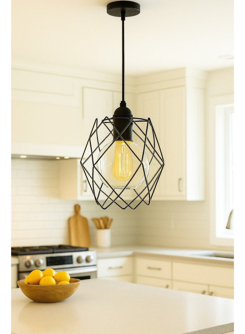 زوبا دلاية مودرن أنيقة بتصميم هندسي معدني  – لمسة فخامة عصرية لغرفة النوم والمعيشة - كود 4048 - Image 3