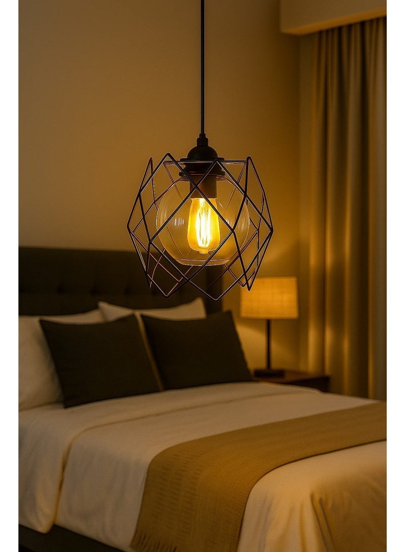 زوبا دلاية مودرن أنيقة بتصميم هندسي معدني  – لمسة فخامة عصرية لغرفة النوم والمعيشة - كود 4048 - Image 4