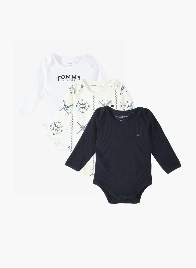 تومي هيلفيغر مجموعة بوديسوت بألوان متناسقة للأطفال 3 قطع