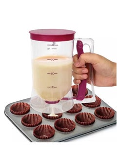 Generic Batter Separator, Batter Dispenser for Cupcakes Pancakes Cookie Cake Waffles, Cookie Separator Batter Cream Sepratator Baking Tools with Measuring Label, Pancake Batter Dispenser  - Image 1