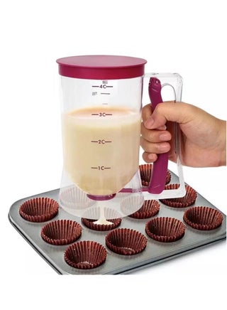 Batter Separator, Batter Dispenser for Cupcakes Pancakes Cookie Cake Waffles, Cookie Separator Batter Cream Sepratator Baking Tools with Measuring Label, Pancake Batter Dispenser - pzsku/Z18BE895030ACD66820E2Z/45/_/1735549596/bcc24052-6e03-4bd8-b178-dc8b17881d98