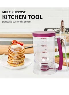 Generic Batter Separator, Batter Dispenser for Cupcakes Pancakes Cookie Cake Waffles, Cookie Separator Batter Cream Sepratator Baking Tools with Measuring Label, Pancake Batter Dispenser  - Image 2