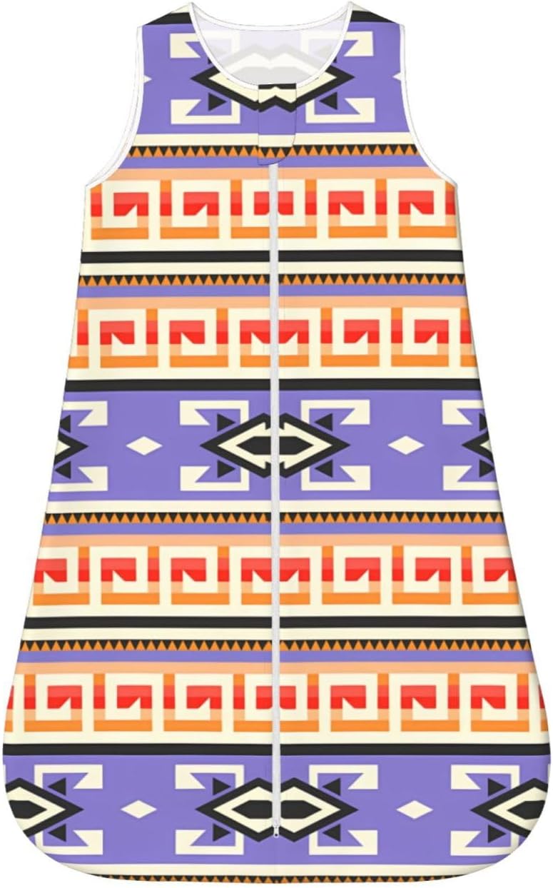 Native American Pattern Baby Wearable Blanket Infant Boys Girls Sleeping Bags for Newborn Large - Image 1