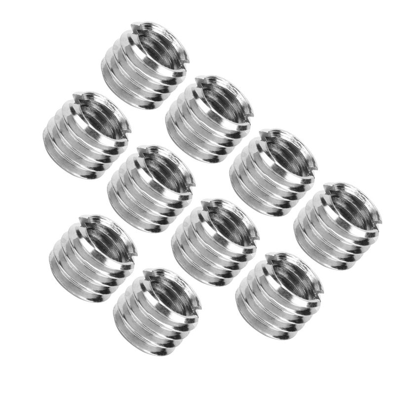 10Pcs Thread Inserts Male Female Reducing Nut Stainless Steel Hardware Repair Tool - Image 3