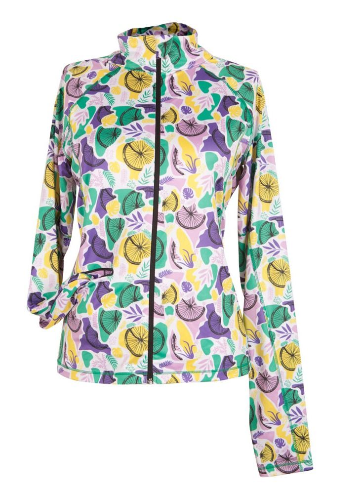 Biggdesign Biggdesign Nature Discovery Womens Zippered Sweatshirt  - Image 4