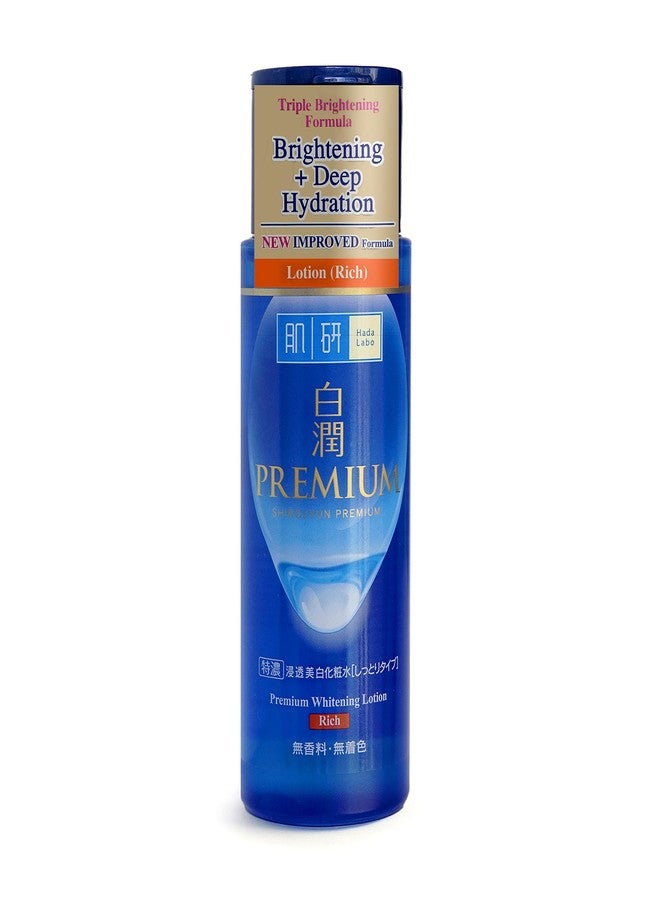 ROHTO Hadalabo Shirojun Premium Lotion, Moist, 0.37 Pound - Image 1
