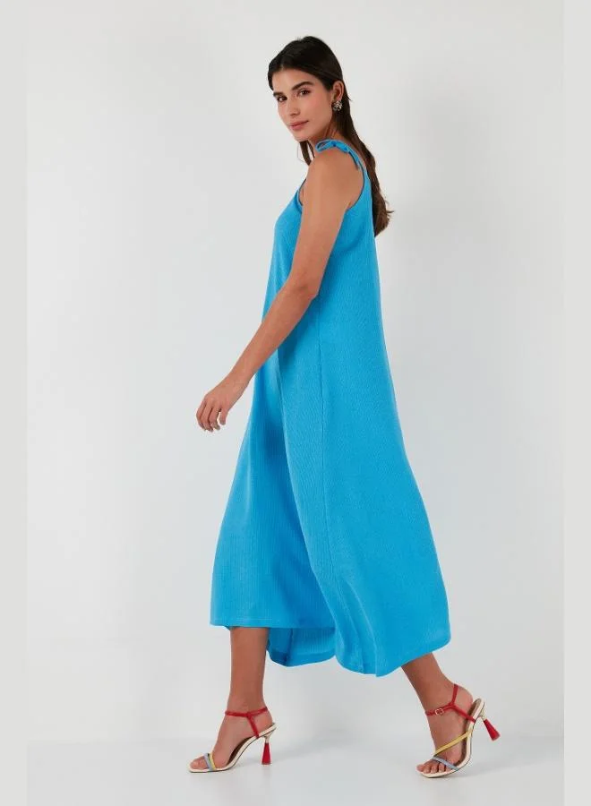 ليلا فستان طويل بحمالات للنساء من ليلا