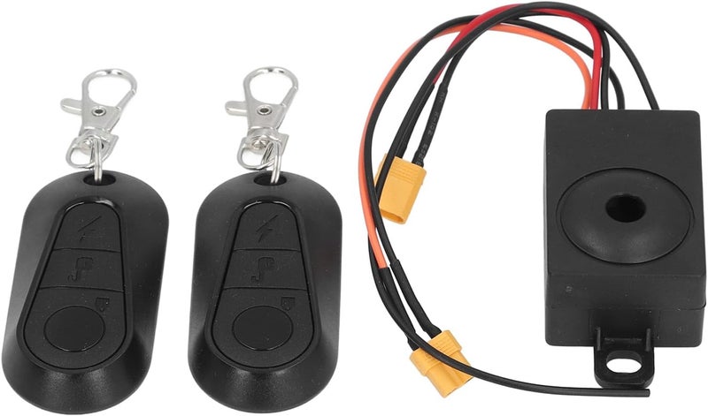 Electric Scooter Alarm with Remote, 120dB Loud Anti Theft Vibration Motion Sensor, IP65 Security Alarm with Warning Light, for Electric Bike Motorcycle - Image 1