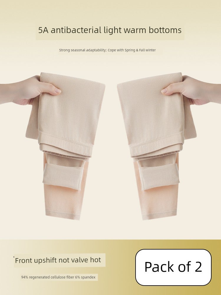 Fenteng women's long johns Modai cotton inner wear thin underwear line pants plus size slim fit warm leggings autumn and winter - Image 3