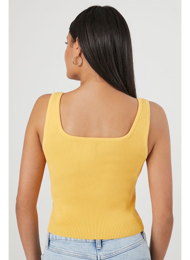 FOREVER 21 Cropped Sweater-Knit Tank Top - Image 4