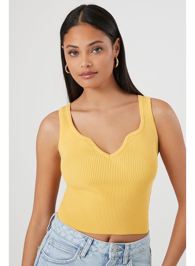 FOREVER 21 Cropped Sweater-Knit Tank Top - Image 2