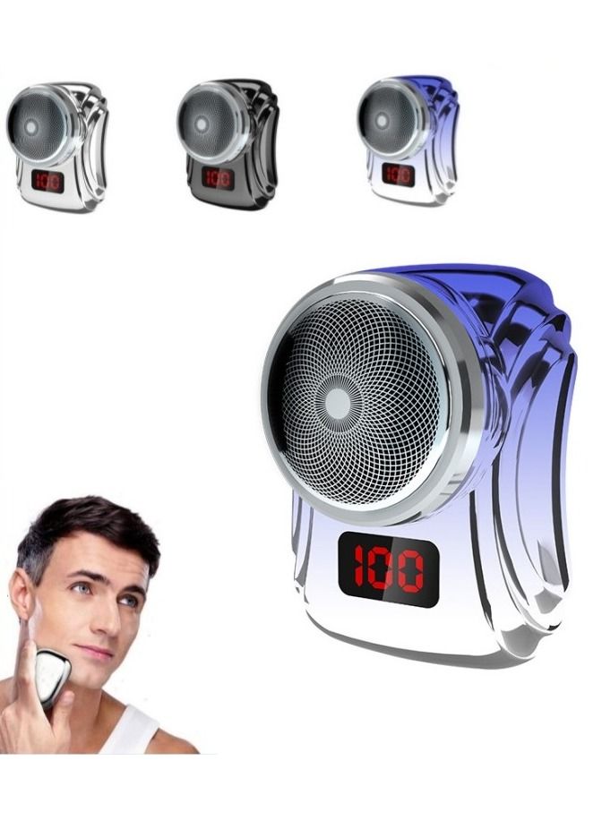 Portable Electric Razor Rechargeable Shaver Easy One-on Use Suitable for Home - Image 1