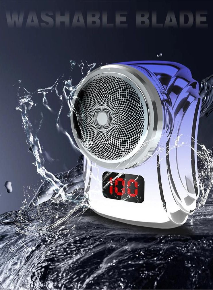 Portable Electric Razor Rechargeable Shaver Easy One-on Use Suitable for Home - Image 4