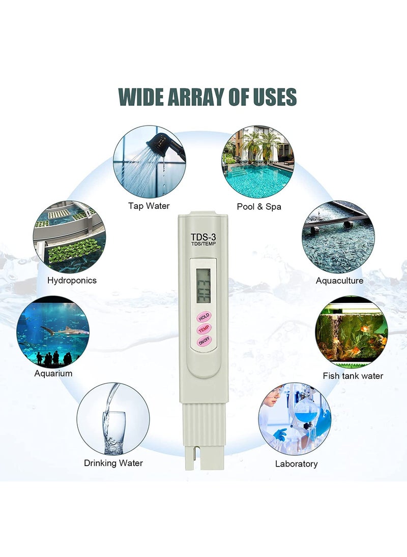 Dalkin Water Dalkin Water TDS Meter RO Water Tester LCD Digital Measuring Waters Pollutant Testers With Carry Case Water Purifier Accessories  - Image 4