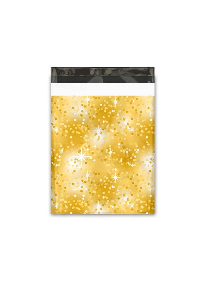 Pro Supply Global 10X13 (100) Gold Confetti Designer Poly Mailers Shipping Envelopes Premium Printed Bags - Image 2