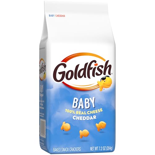 Goldfish Baby Cheddar Cheese Crackers, 7.2 Oz Bag - Image 5