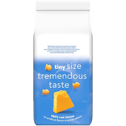 Goldfish Baby Cheddar Cheese Crackers, 7.2 Oz Bag - Image 4