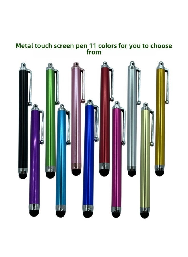 Laser Laser Engraving Custom Logo Mobile Phone Tablet Stylus Aluminum Metal Touch Pen Capacitive Touch Touch Screen Pen Manufacturers-Color:Black  - Image 2
