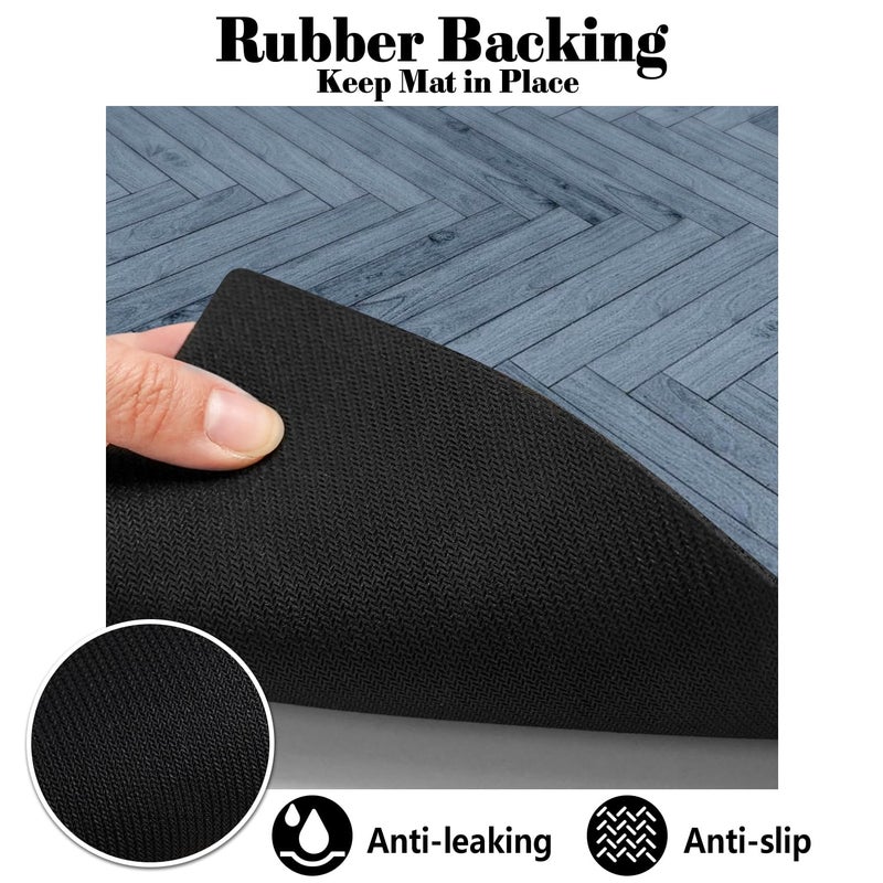 Ayiashiab Dog Food Mats for Floors Absorbent, Pet Cat Food Mat - Quick Dry Dog Bowl Mats for Food and Water, Eco-Friendly Boho Pet Supplies - Image 5