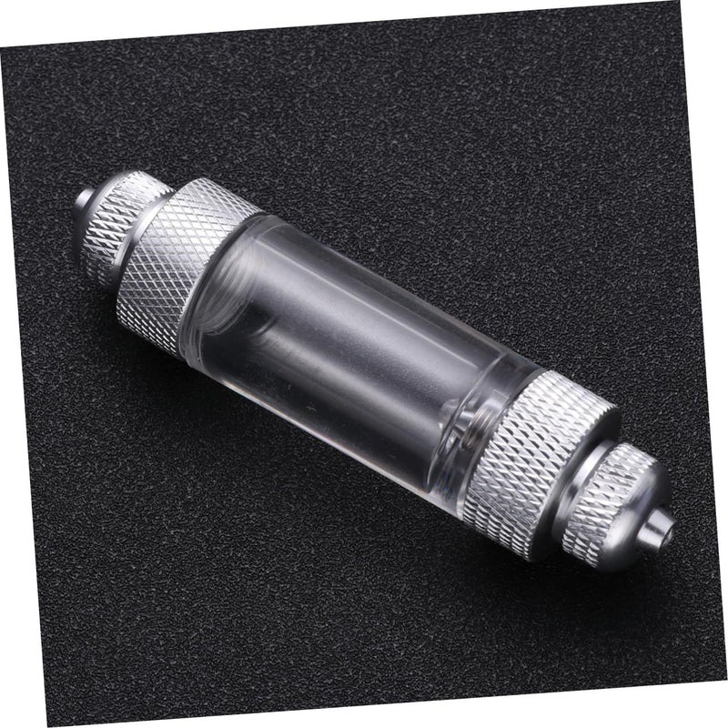 Aquarium CO2 Double Bubble Counter Diffuser Silver Non Return Tool - Image 4