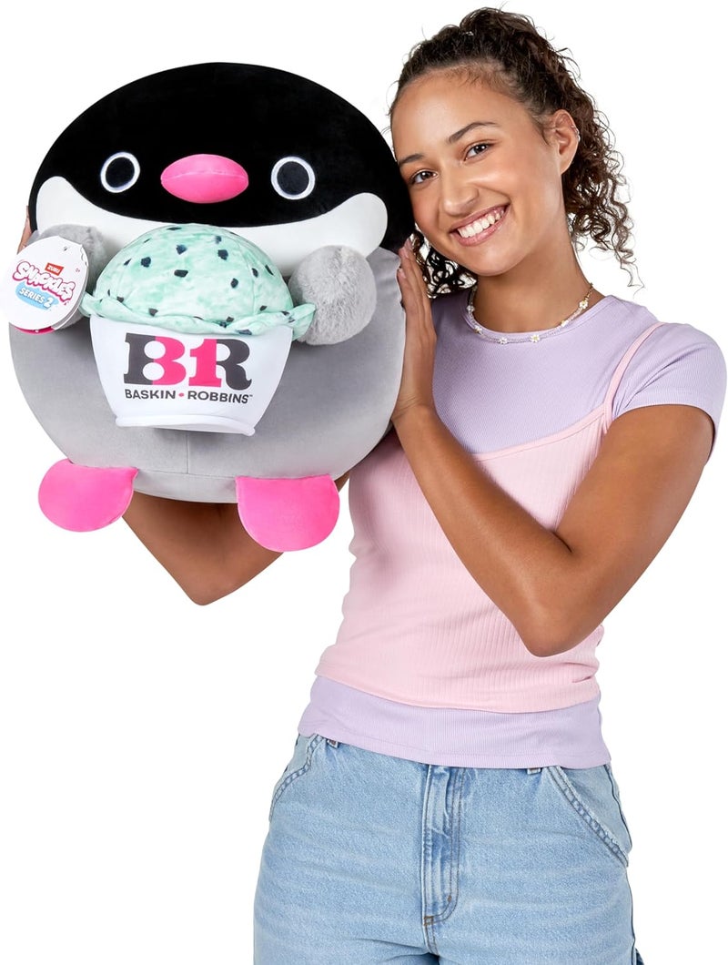 Snackles 77606G Penguin (Baskin Robbin) Series 2 Large Plush Toy Large (40 cm) - Image 4