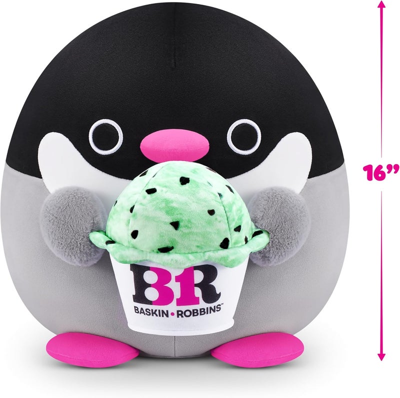 Snackles 77606G Penguin (Baskin Robbin) Series 2 Large Plush Toy Large (40 cm) - Image 3