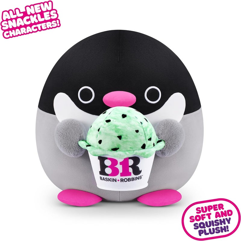 Snackles 77606G Penguin (Baskin Robbin) Series 2 Large Plush Toy Large (40 cm) - Image 2
