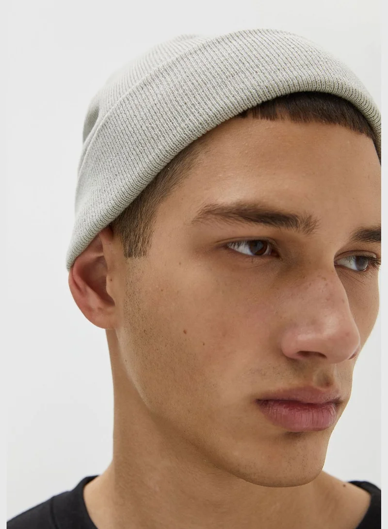 PULL&BEAR Basic fisherman knit hat