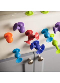 Fat Brain Toys Fat Brain Toys Squigz Deluxe Set - 50-Piece Suction Construction Toy for Ages 3+  - Image 5