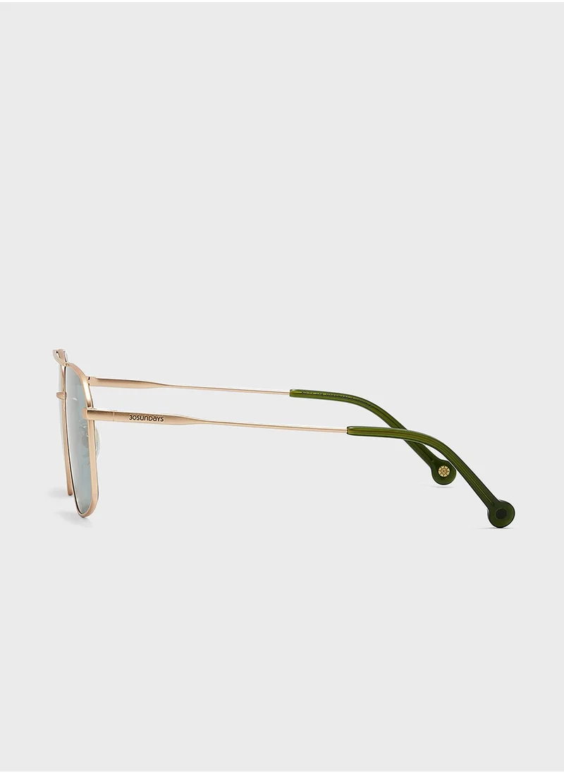 30 سندايز Ancient Rectangular   Sunglasses