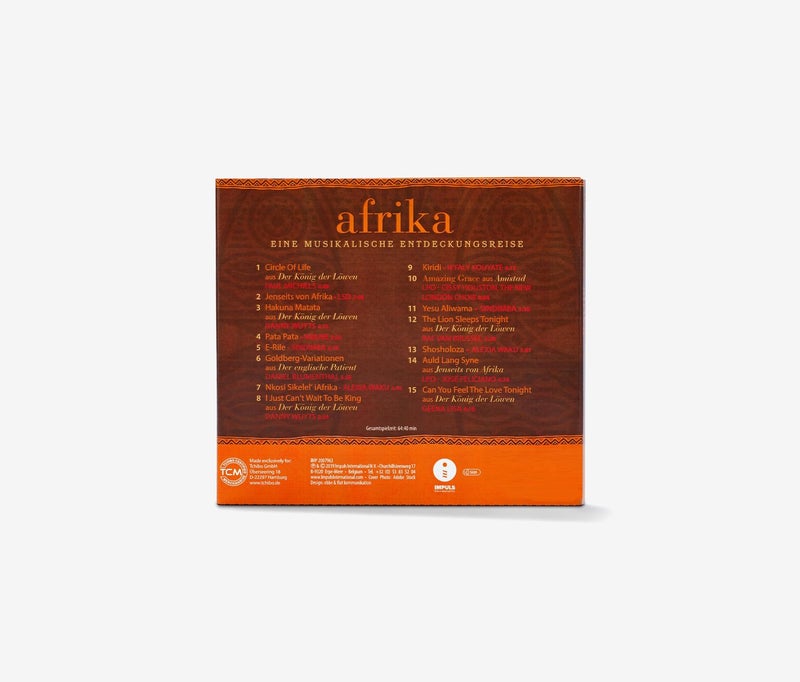 Tchibo رحلة موسيقية من الاكتشاف عبر أفريقيا CD, برتقالي - Image 4